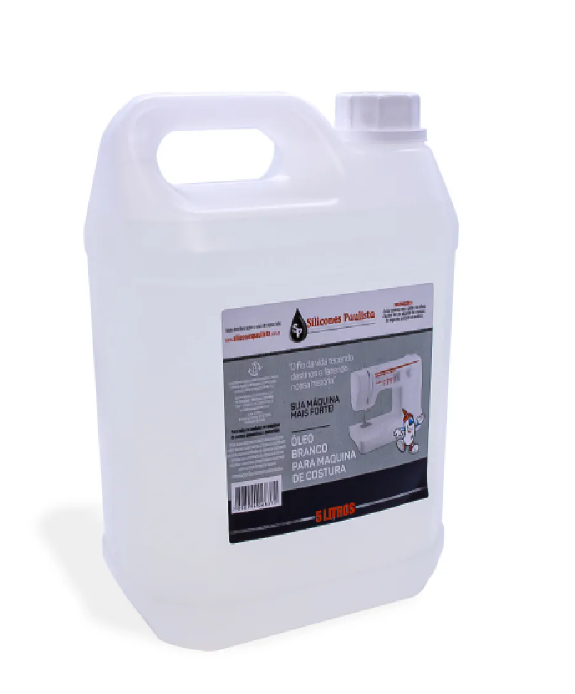 Óleo Branco Para Máquina de Costura 5 Litros - Silicones Paulista - #3