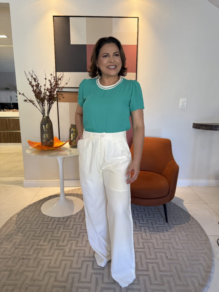 Blusa Silvia Com Retilinea - #2