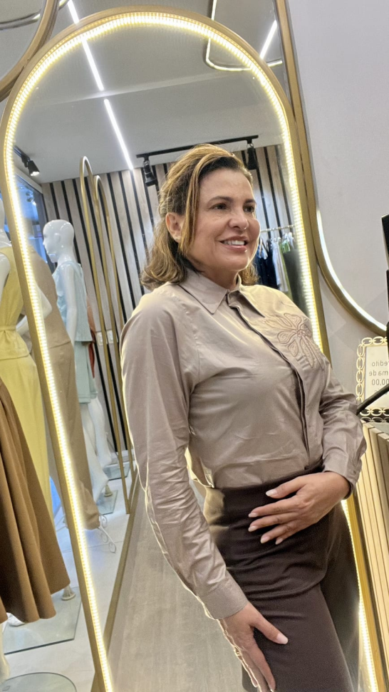 Camisa Detalhe Bordado - #2