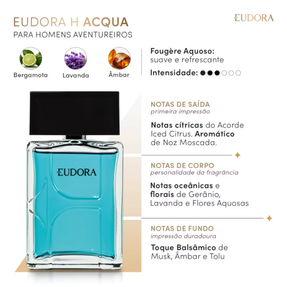 Eudora H Acqua Colônia 100ml - VAL. 06/26 - #2