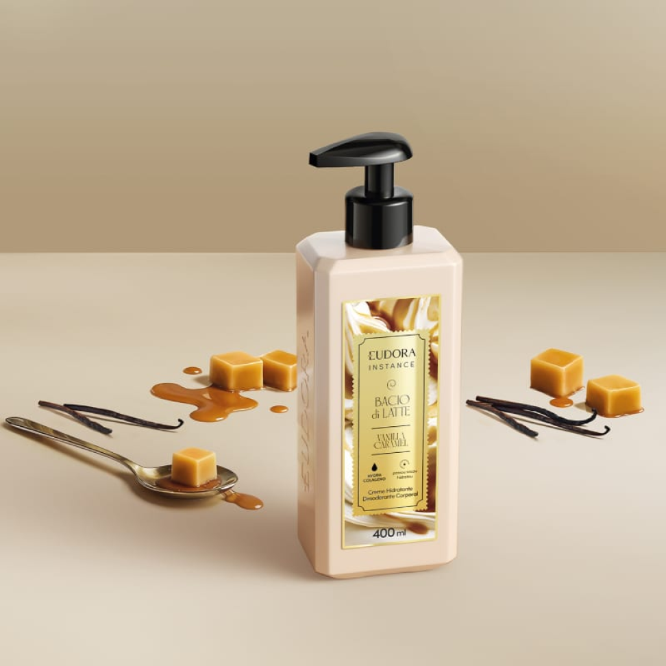 Creme Hidratante Desodorante Corporal Instance Vanilla Caramel 400ml - #3