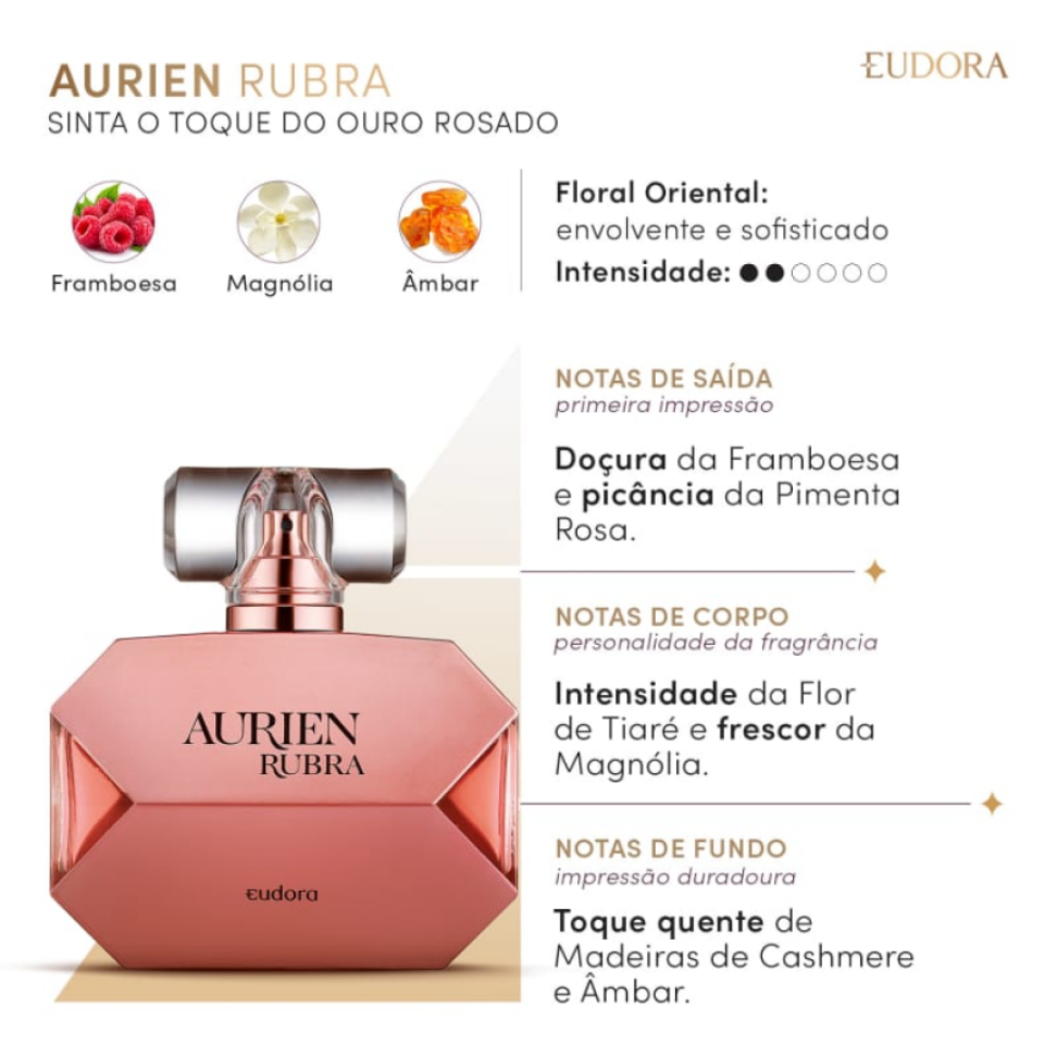 Aurien Rubra Desodorante Colônia 100ml - VAL. 09/26 - #2