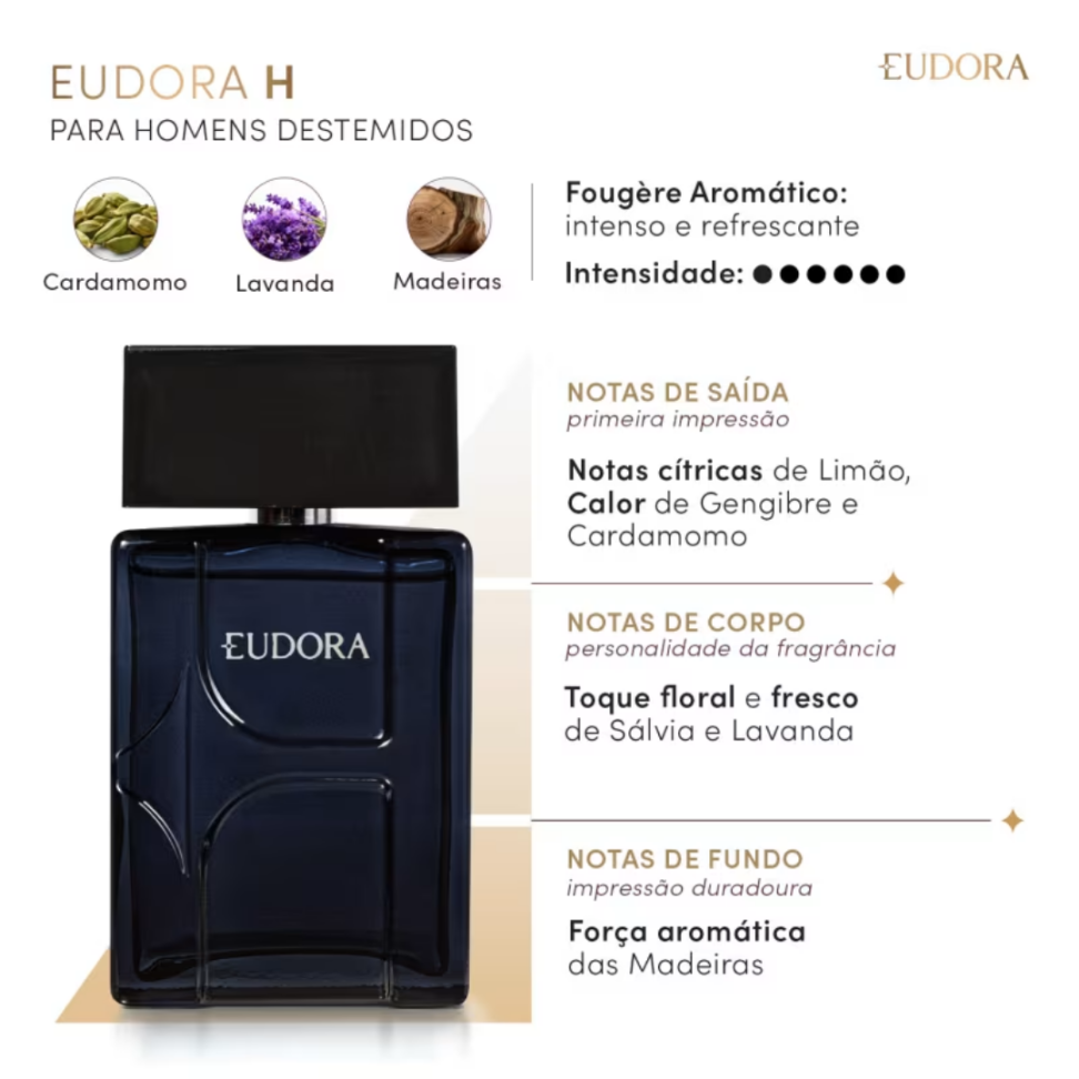 Eudora H Colônia 100ml - VAL. 11/26 - #2