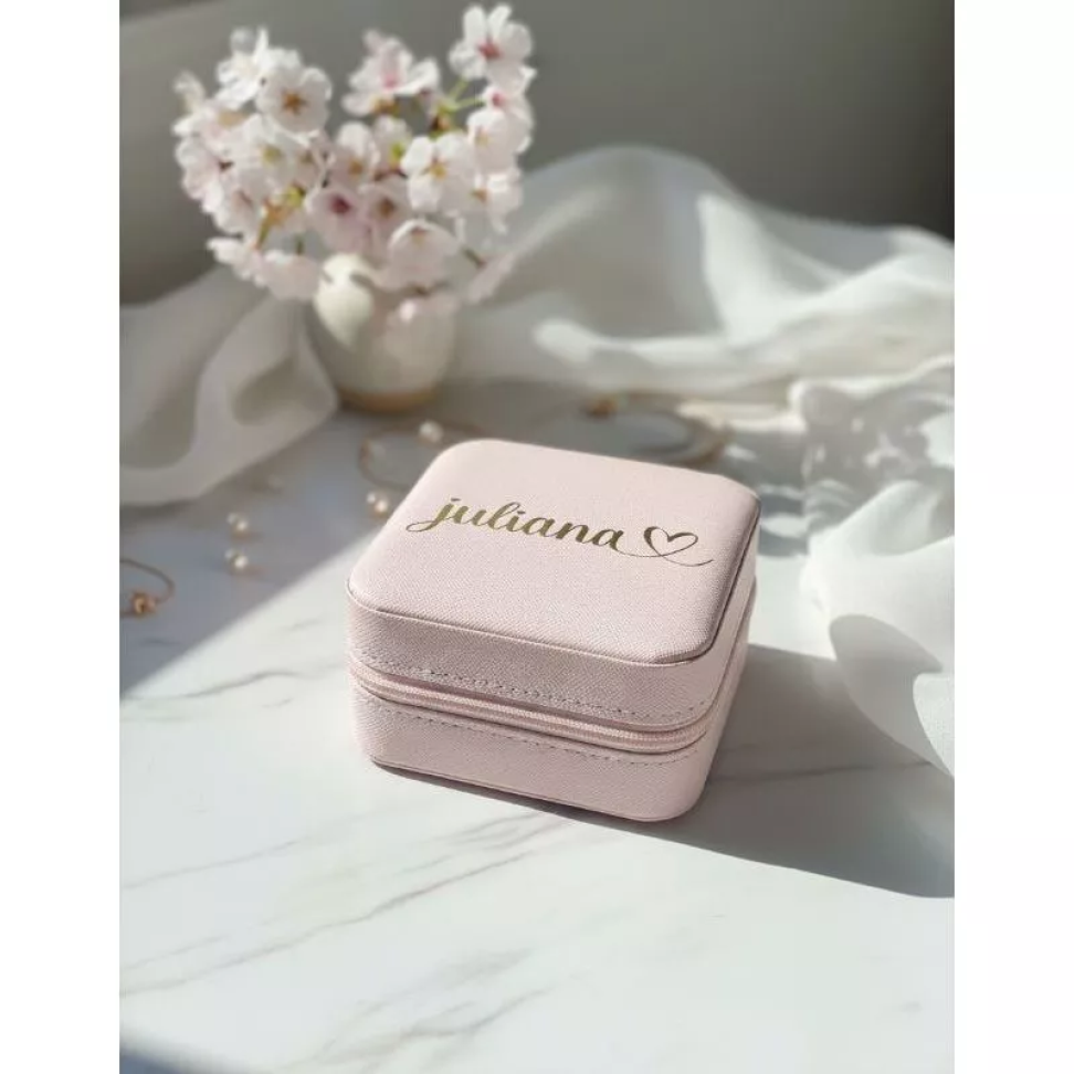 Porta Jóia ROSA Personalizado com nome - #3