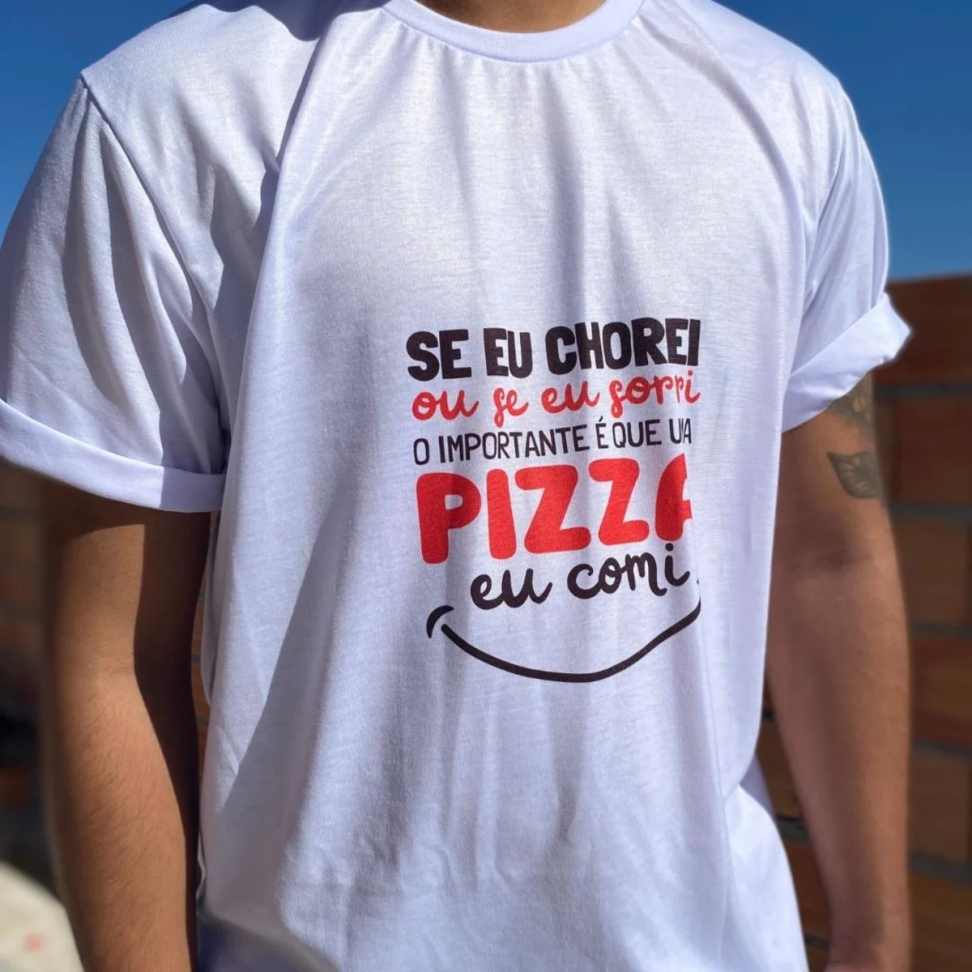 Camiseta unissex  Branca Personalizada - #5