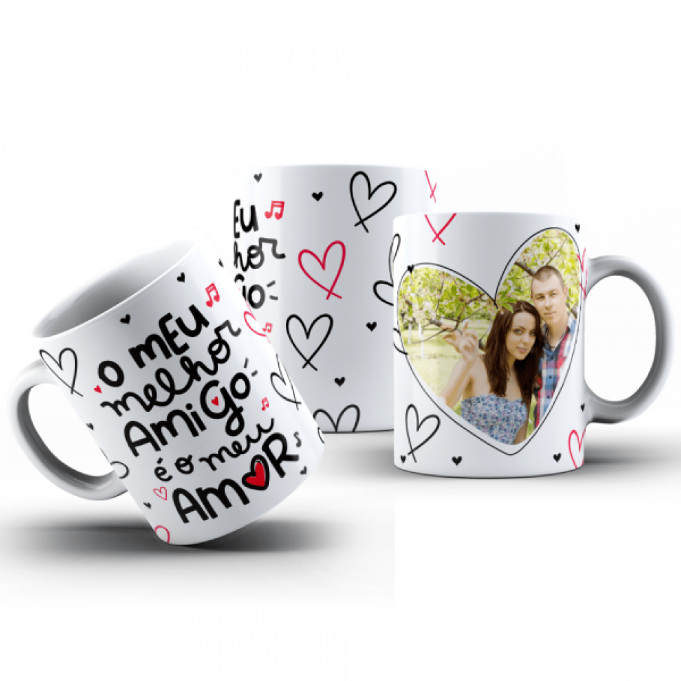 Caneca Alça branca - #6