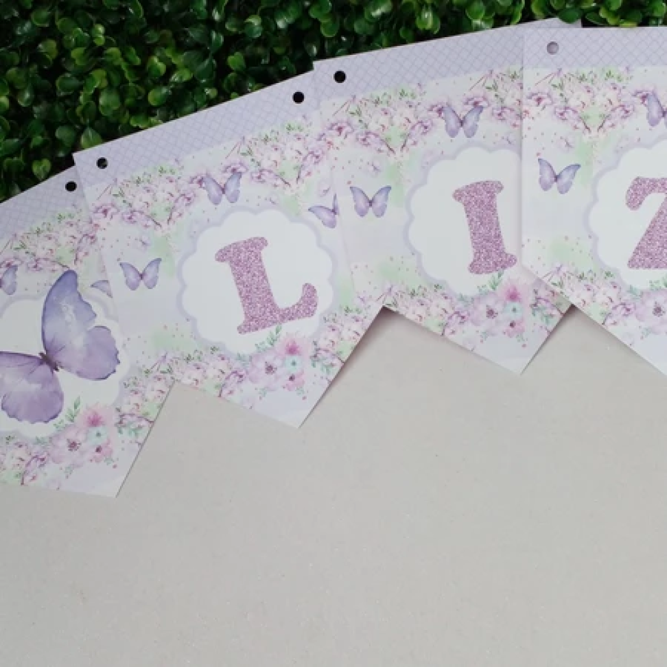 Varal de Bandeirinhas personalizadas - #2