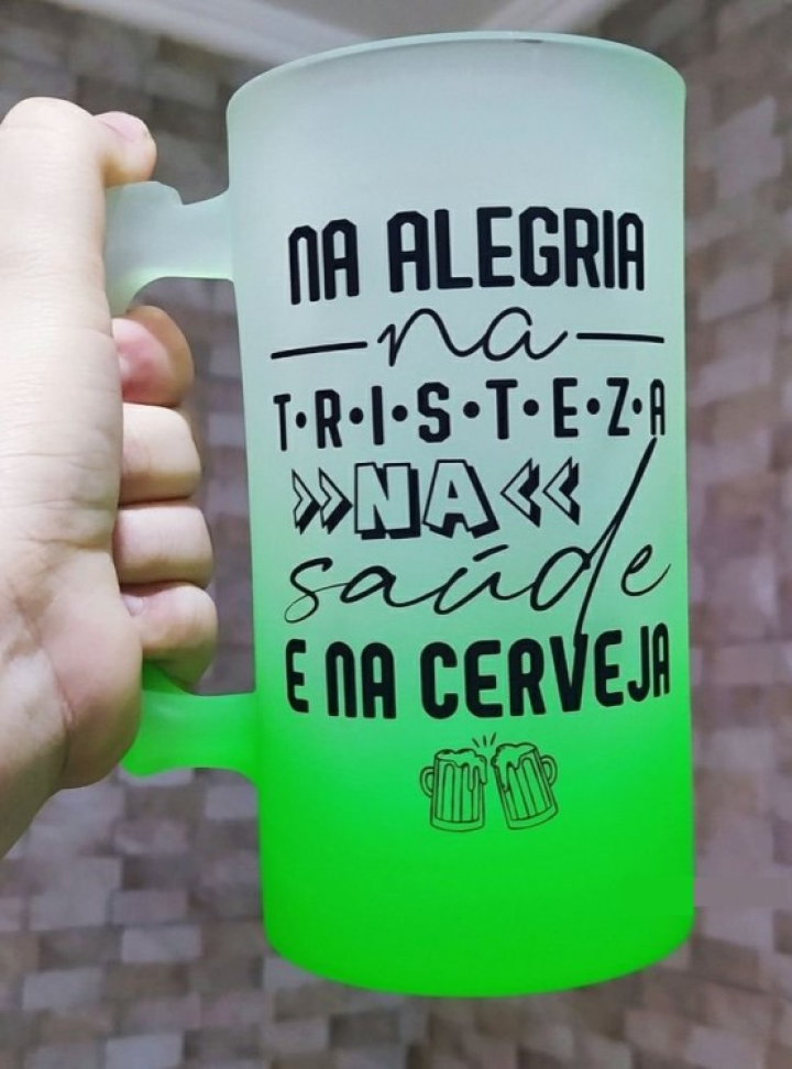 Caneca de Chopp Jateada Degrade 475ml - #3