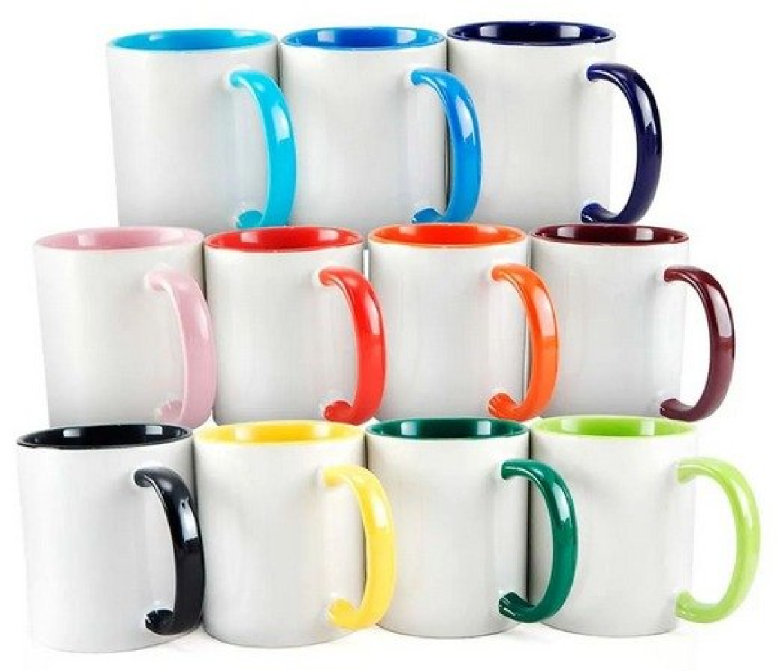 Caneca Alça e interior colorido - #4