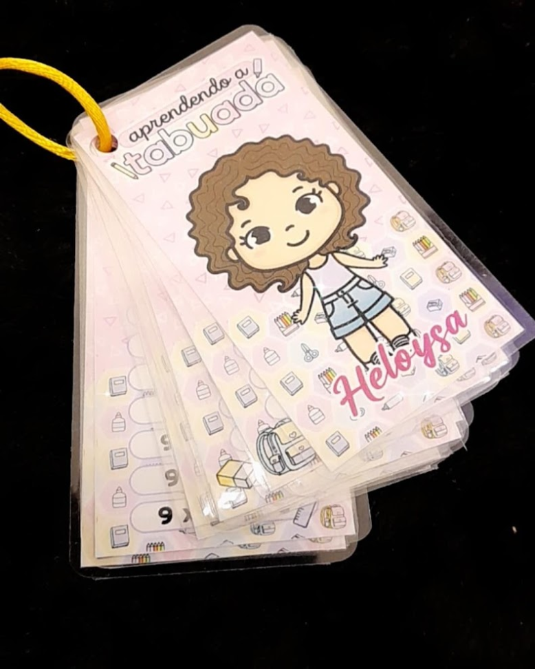 Mini tabuada personalizada - #9