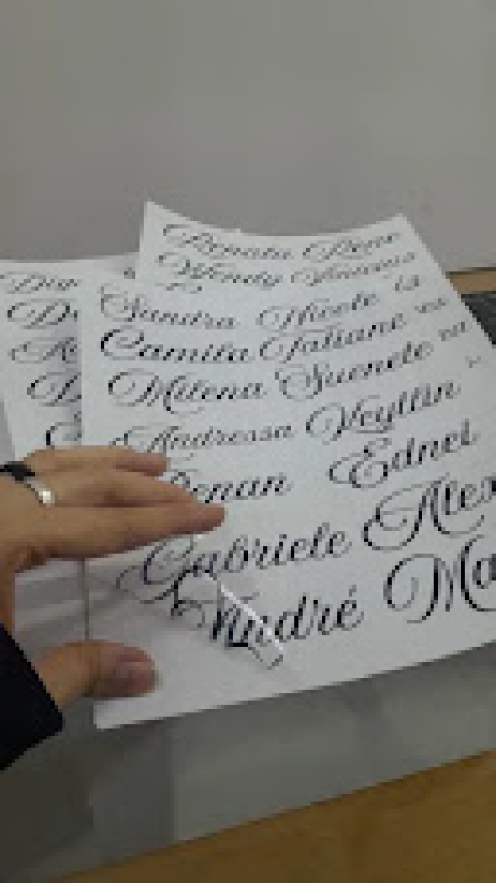 Impressão A4 Em papel Adesivo vinil Transparente 115g - #2