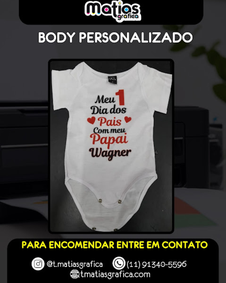 Body Branco Personalizado - #4