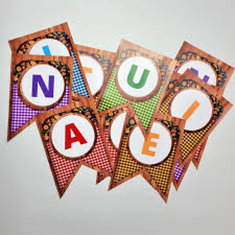 Varal de Bandeirinhas personalizadas - #7