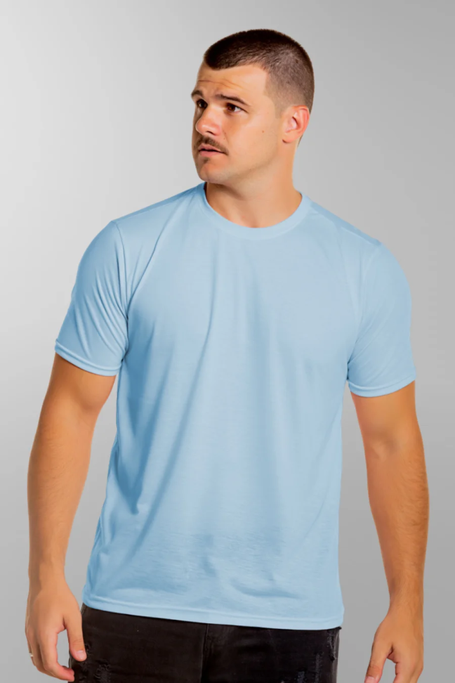 Camiseta unissex  Azul bebe Personalizada - #4