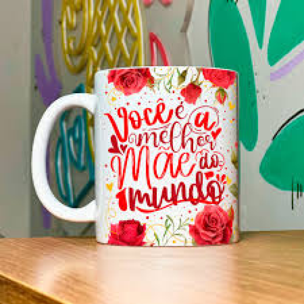Caneca Alça branca - #4