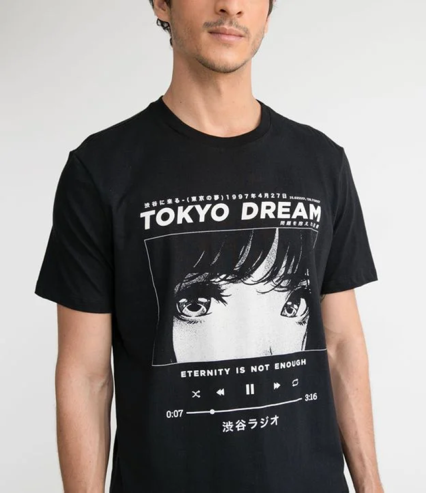 Camiseta unissex  PRETA Personalizada - #9