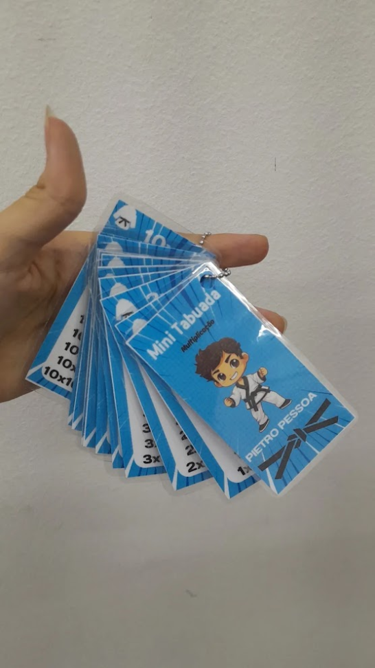 Mini tabuada personalizada - #2