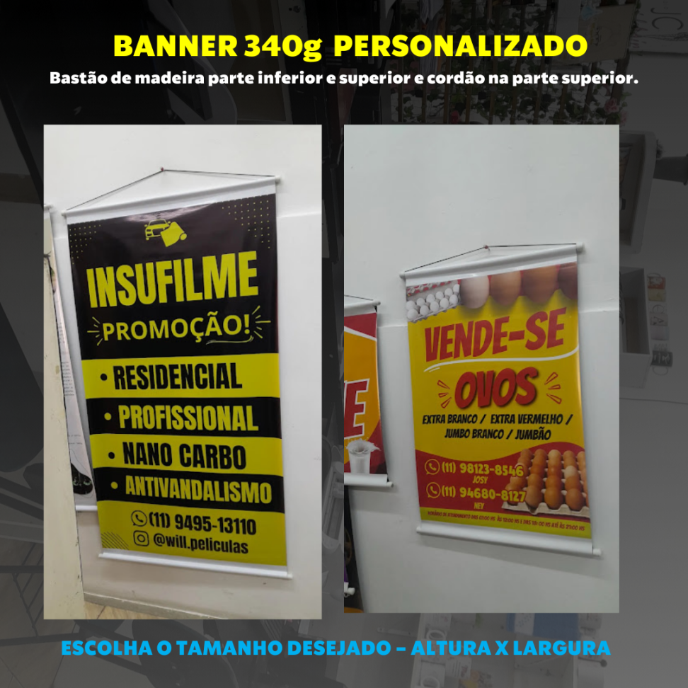 Banners (Escolha o tamanho desejado) - #12