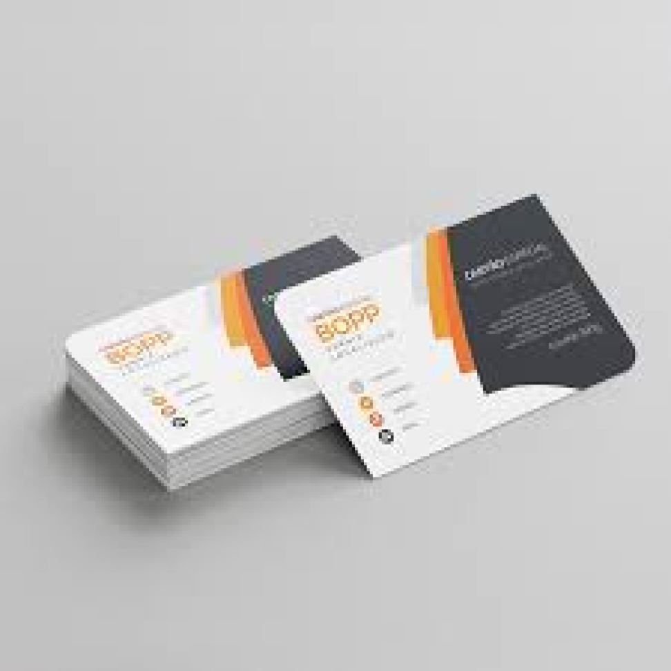Cartão de visita - UV localizado - Cantos arredondando - couche 300g - 4x0 (só frente) - #3