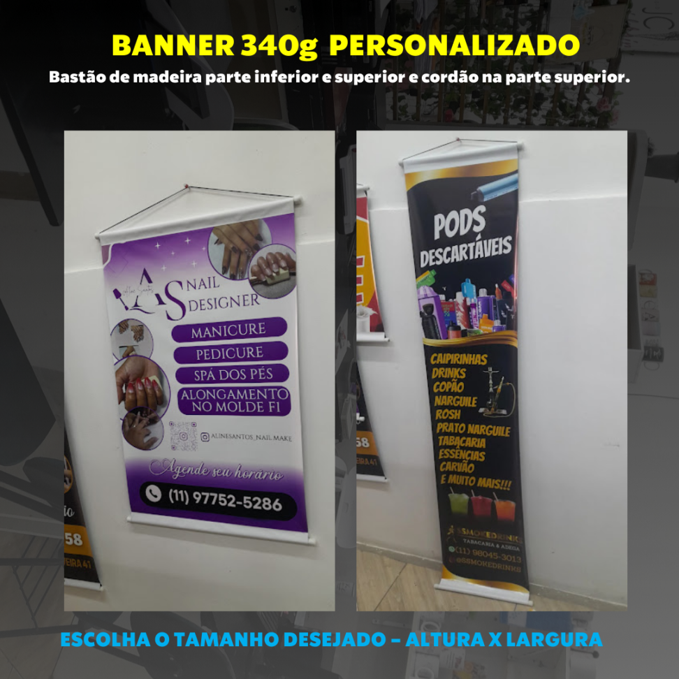 Banners (Escolha o tamanho desejado) - #9
