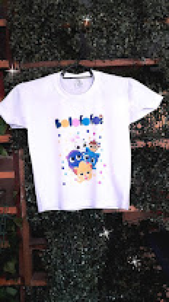 Camiseta Infantil  Branca Personalizada - #8