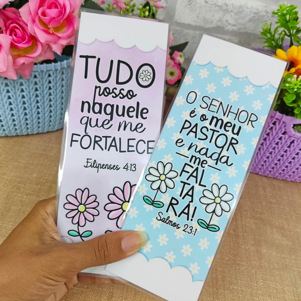 MARCA PAGINA  PLASTIFICADO só frente - #2
