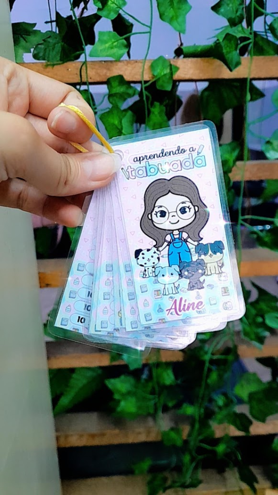 Mini tabuada personalizada - #4