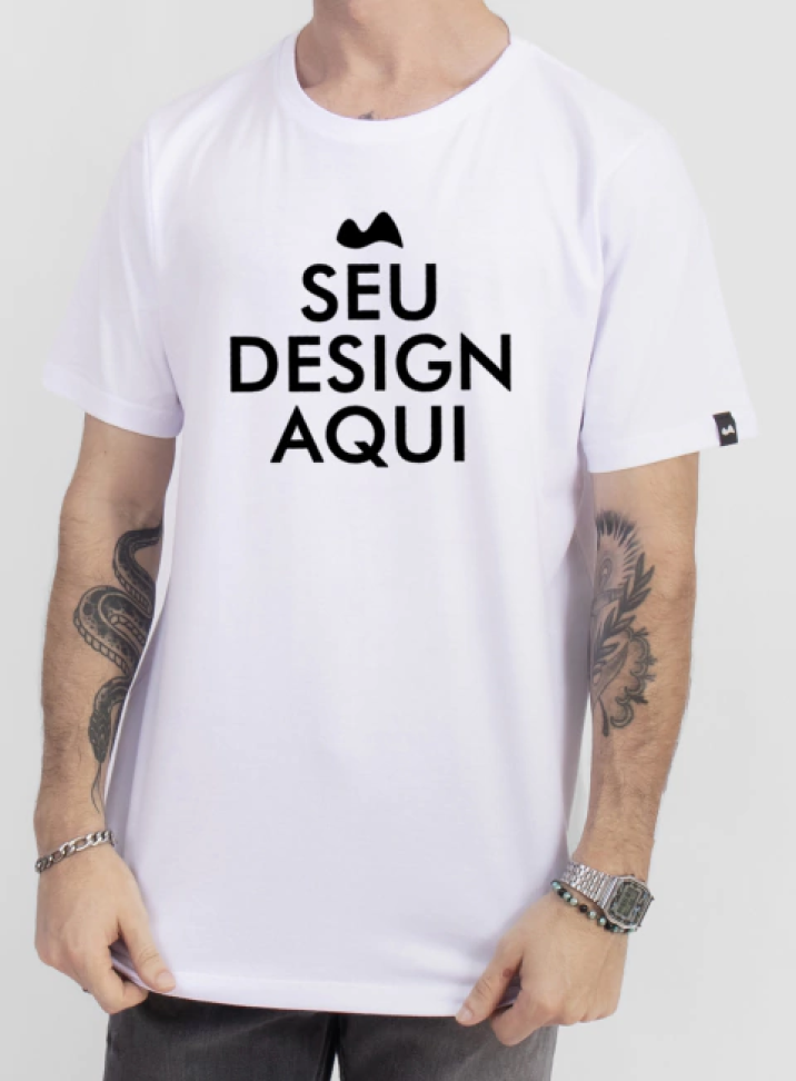 Camiseta unissex  Branca Personalizada - #3