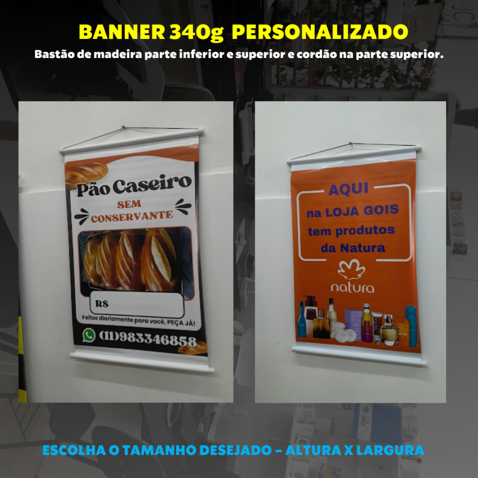 Banners (Escolha o tamanho desejado) - #6