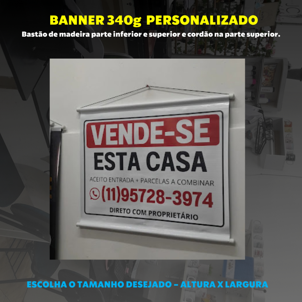 Banners (Escolha o tamanho desejado) - #4