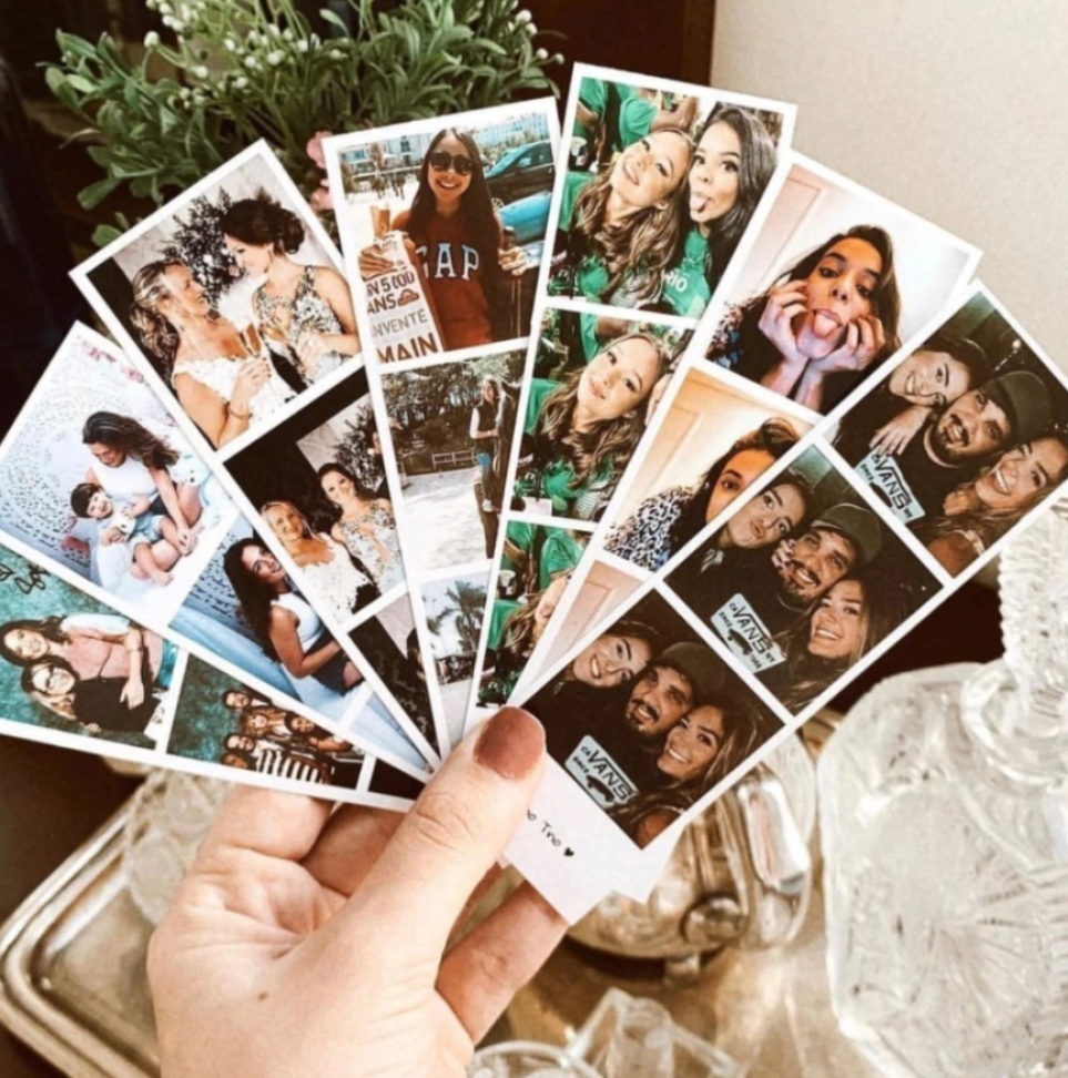 Tirinha de Polaroids (Com frase) - #2