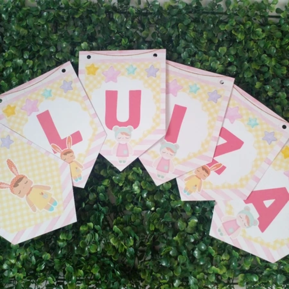 Varal de Bandeirinhas personalizadas - #8