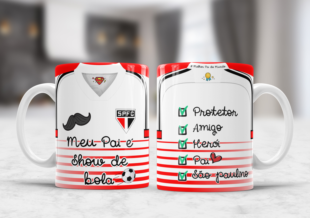 Caneca dia dos Pais - MEU PAI É SHOW DE BOLA - #18