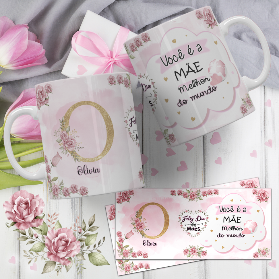 Caneca Alfabeto Mães (pack) - #2