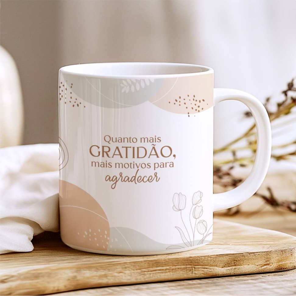 Caneca Positividade Frases - #7