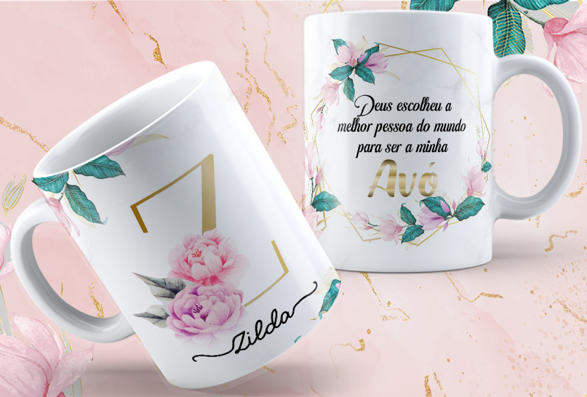 Caneca Mães - alfabeto - #2