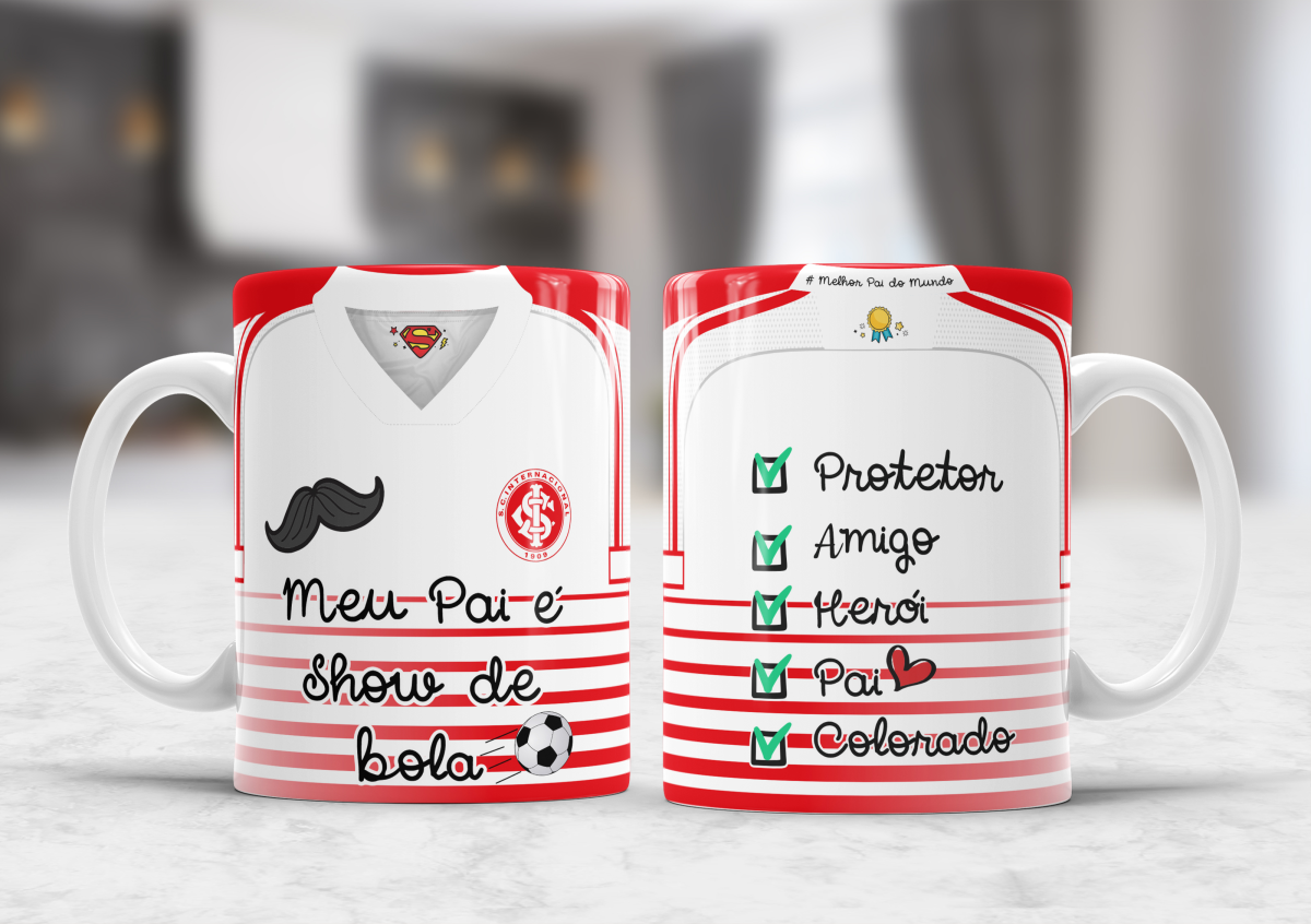 Caneca dia dos Pais - MEU PAI É SHOW DE BOLA - #4