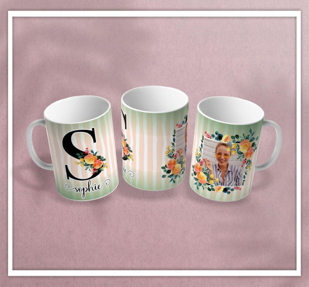 Caneca Inicial e nome - #12