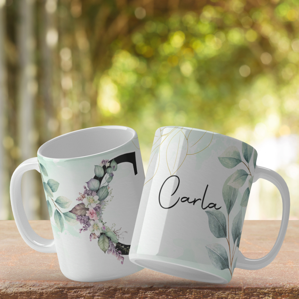 Caneca Inicial e nome - #7