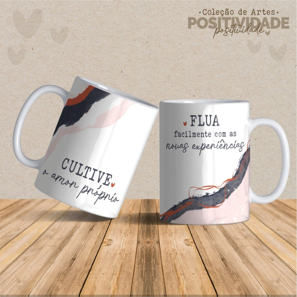 Caneca Positividade Frases - #2