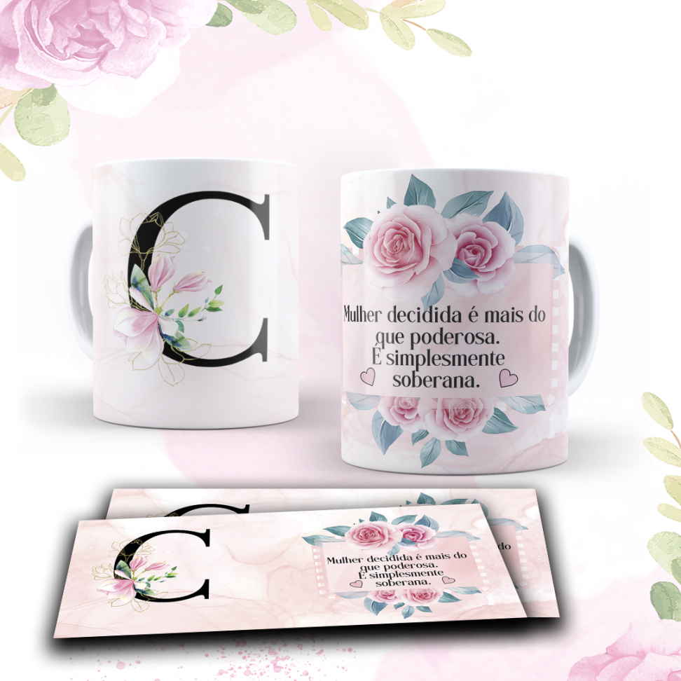 Caneca Alfabeto e frase - #3