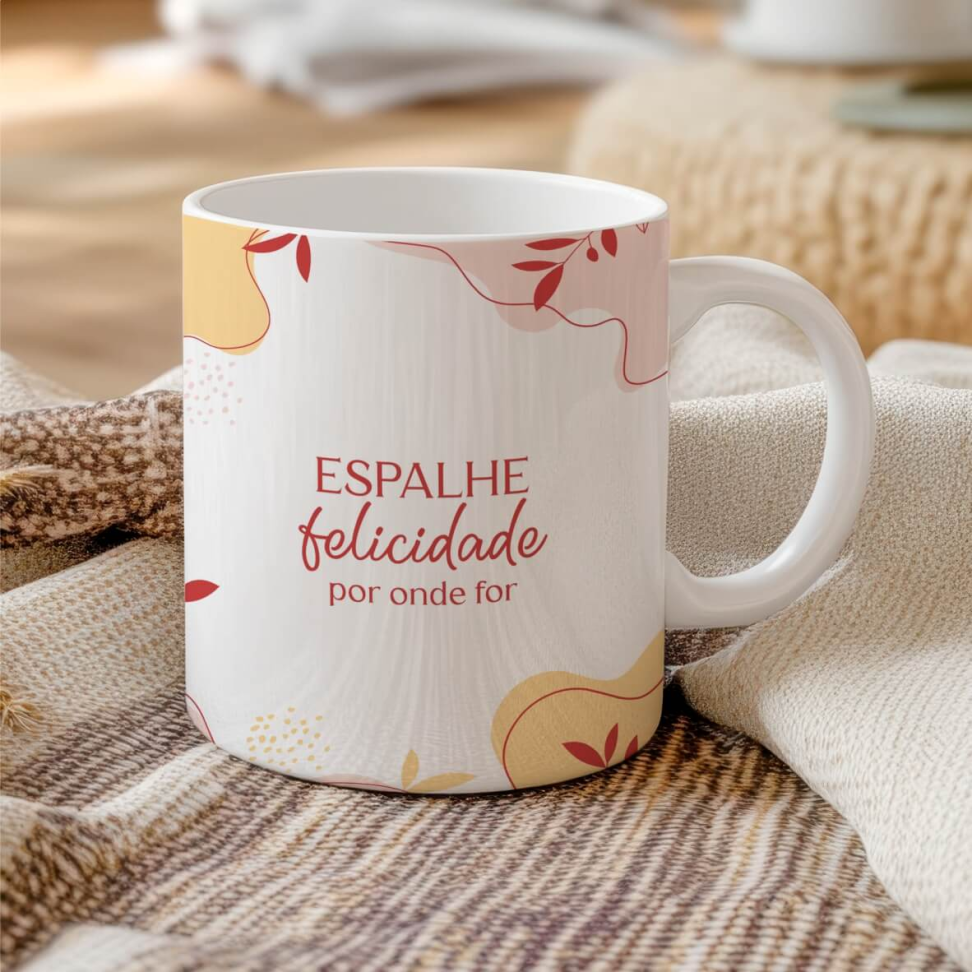 Caneca Positividade Frases - #16
