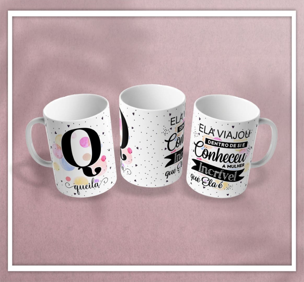Caneca Inicial e nome - #10
