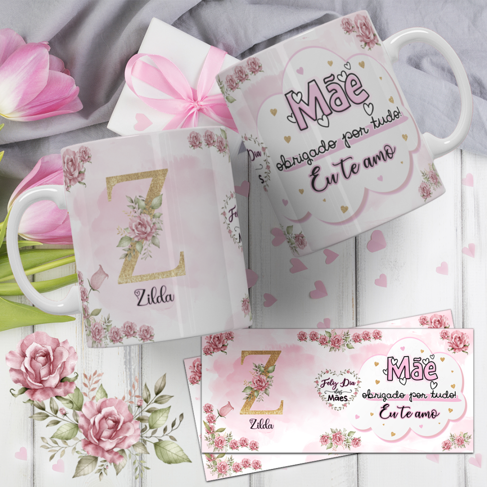 Caneca Alfabeto Mães (pack) - #16