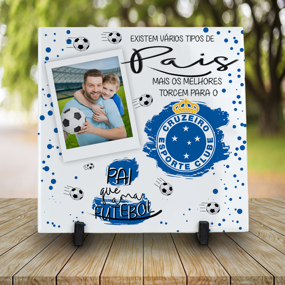 Azulejo dia dos Pais - os melhores pais torcem para - #12
