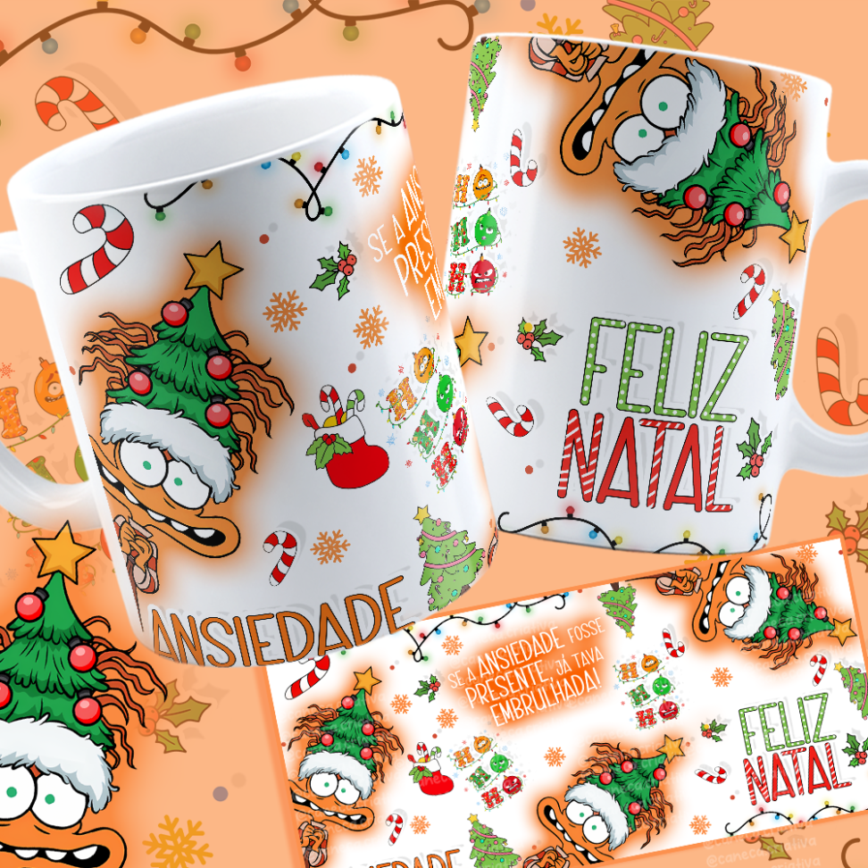 Caneca Natal divetidamente (PACK) - #2