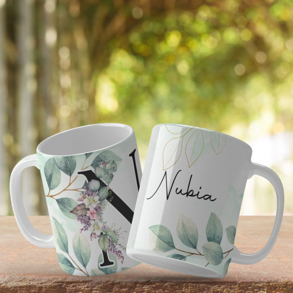 Caneca Inicial e nome - #21