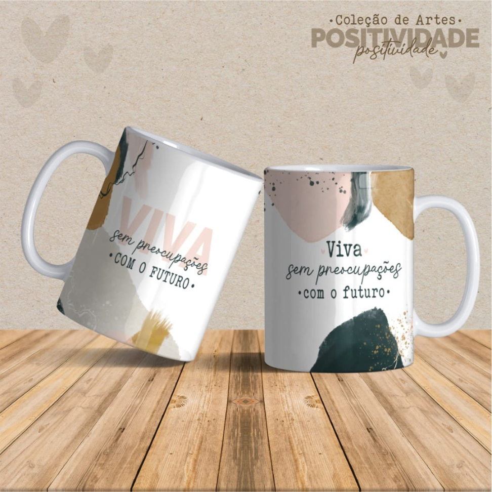 Caneca Positividade Frases - #17