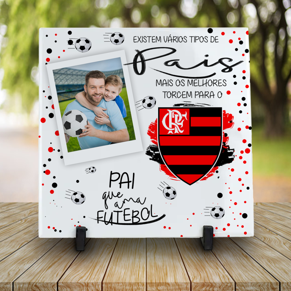 Azulejo dia dos Pais - os melhores pais torcem para - #3