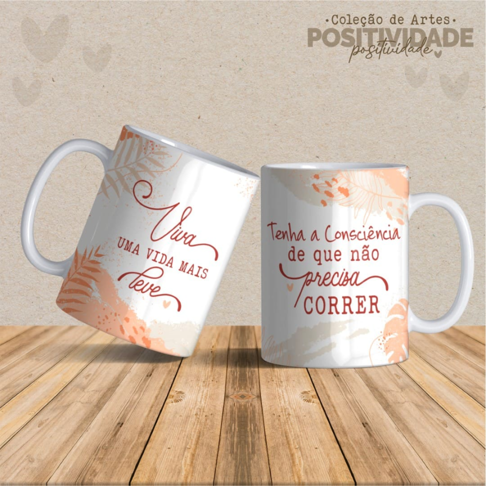 Caneca Positividade Frases - #9